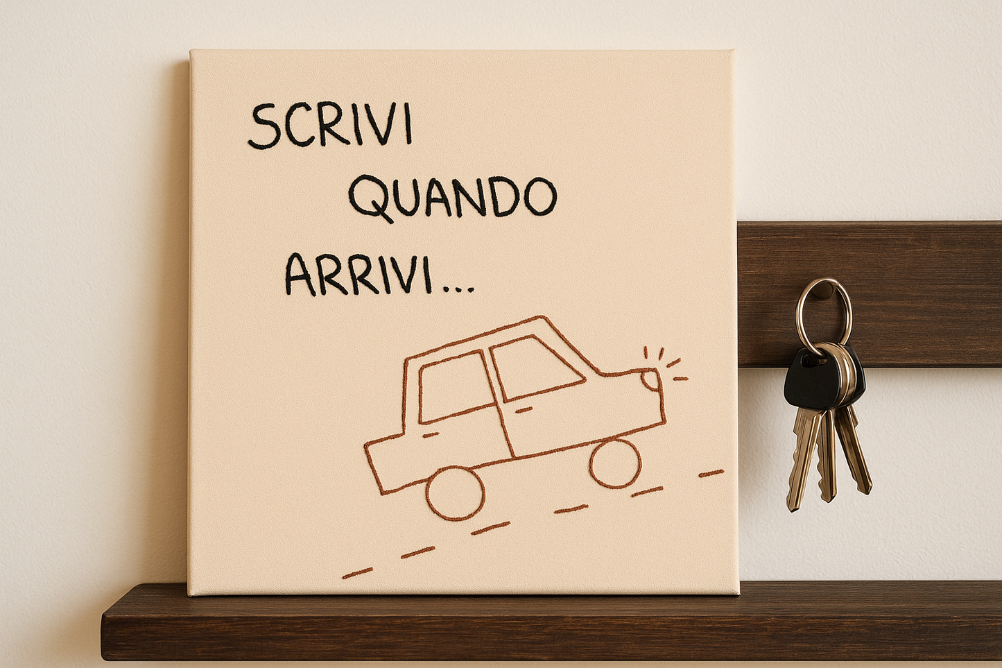 Scrivi quando arrivi 40x40